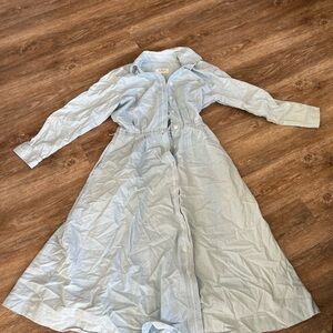 Talbots Sky Blue Maxi Dress